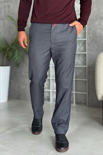 Мужские серые брюки Kiton premium   