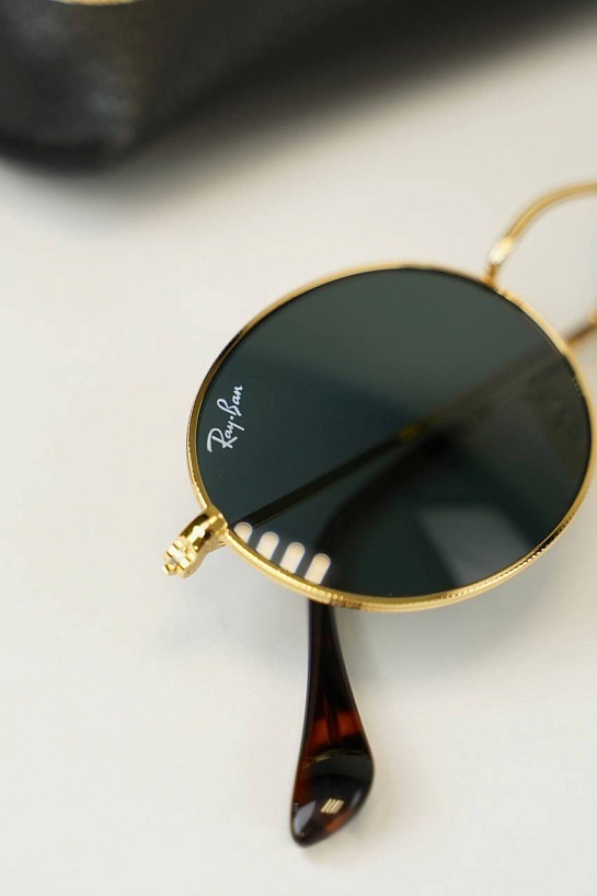 Солнцезащитные очки Ray-Ban Oval Metal - Black