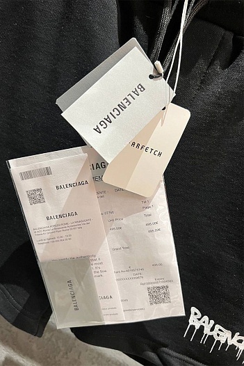 Чёрные мужские шорты Balenciaga graffiti-print   