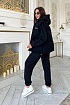 Женский чёрный костюм тройка MIU MIU