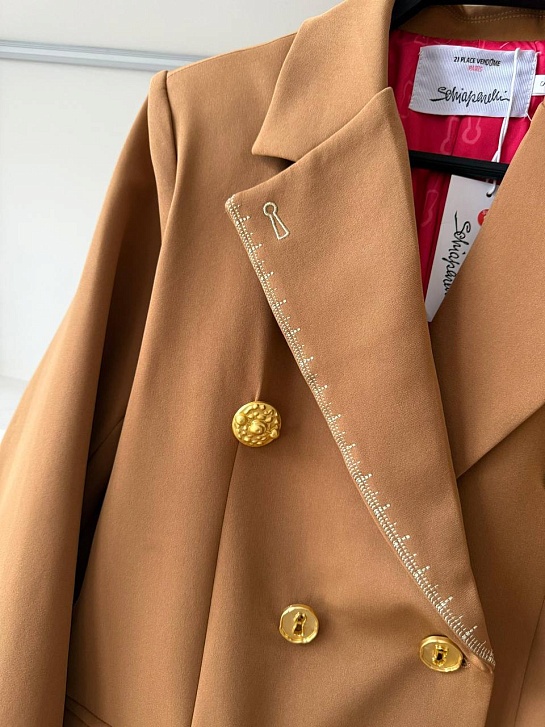 Женский пиджак Schiaparelli Premium - Brown