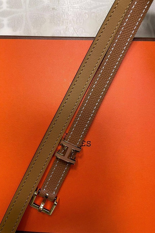 Кожаный ремень Hermes (3 расцветки)
