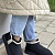 Женские замшевые ботники с мехом UGG Mass Platform - Black
