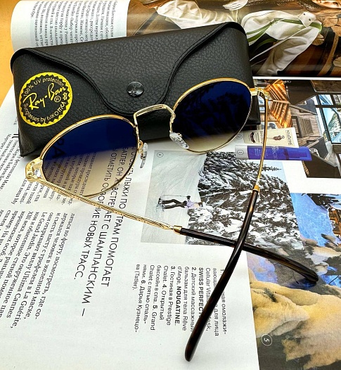 Солнцезащитные очки Ray-Ban New Round - Brown   