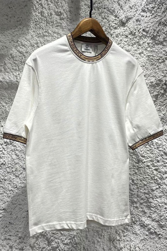 Белая оверсайз футболка Burberry