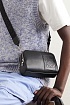 Кожаная сумка Loewe Mini Camera Crossbody 18x14 см - Black