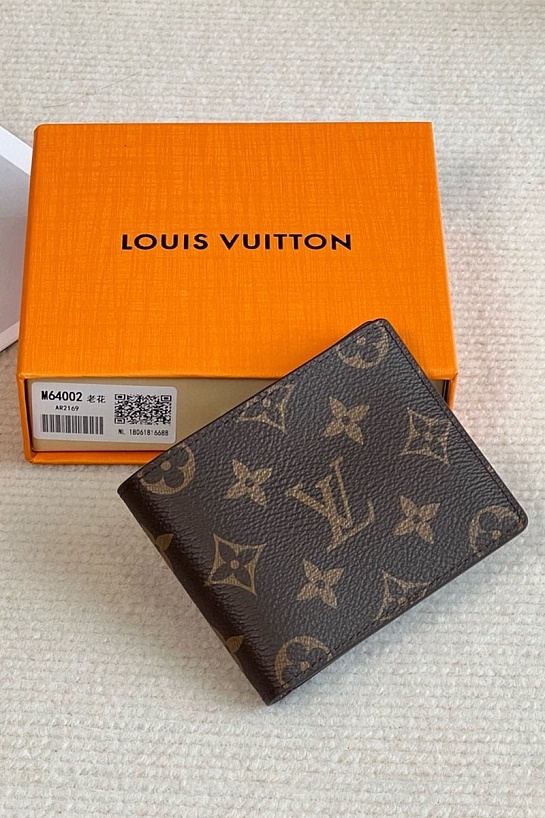 Кожаный кошелёк Louis Vuitton Marco Premium 11x8.5x1 см