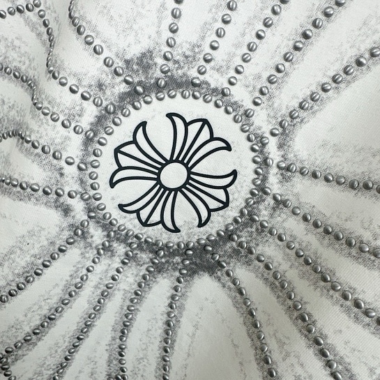 Белая оверсайз футболка Chrome Hearts Premium