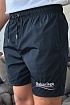 Тёмно-синие шорты Balenciaga Political Campaign logo