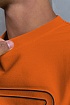 Оранжевая оверсайз футболка Prada Milano logo