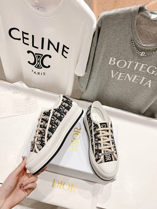 Женские кроссовки Dior Walk'n'Dior Oblique motif