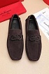 Мужские замшевые мокасины Salvatore Ferragamo