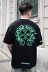 Чёрная оверсайз футболка Chrome Hearts Premium