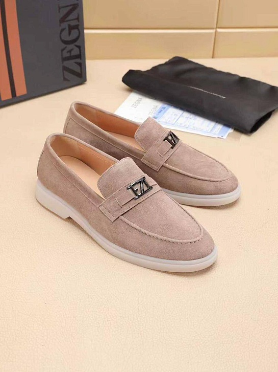 Мужские замшевые лоферы Ermenegildo Zegna