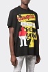 Чёрная футболка Dsquared2 graphic logo-print