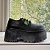Женские кожаные ботинки Balenciaga Strike Platform Derby premium