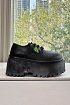 Женские кожаные ботинки Balenciaga Strike Platform Derby premium