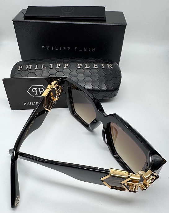 Солнцезащитные очки Philipp Plein Hera - Brown / Black