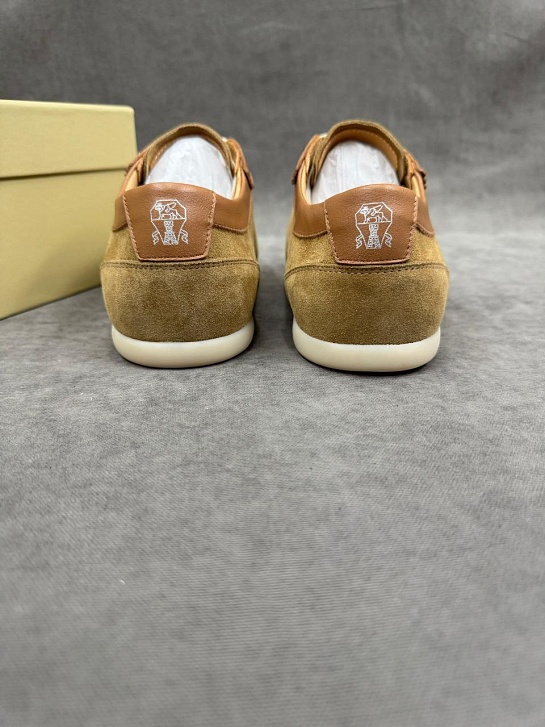 Мужские замшевые кроссовки Brunello Cucinelli