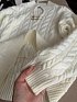 Женский шерстяной свитер Versace premium - White