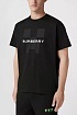 Чёрная оверсайз футболка Burberry x Minecraft