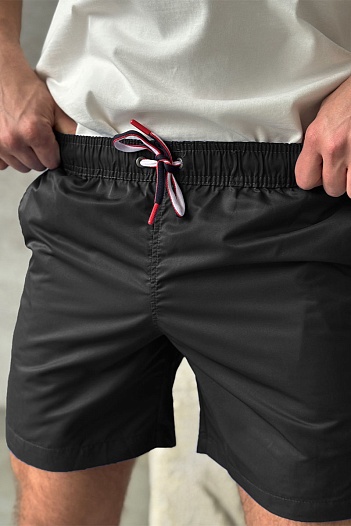 Мужские чёрные шорты Tommy Hilfiger   