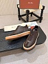 Кожаные кроссовки с мехом Loro Piana high-top