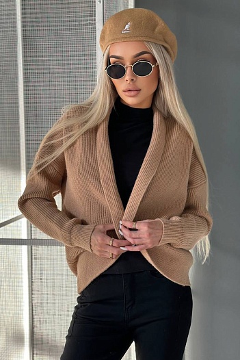 Женский бежевый кардиган Loro Piana   