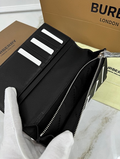 Кожаный бумажник Burberry Premium 19x10x2.5 см   