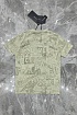 Мужская футболка Dolce & Gabbana зелёного цвета