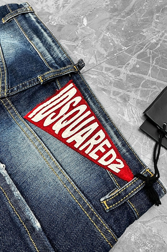 Мужские джинсовые шорты Dsquared2