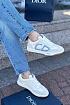 Женские комбинированные кроссовки Dior - Beige / Grey