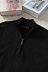 Мужская кофта Loro Piana zip neck - Black