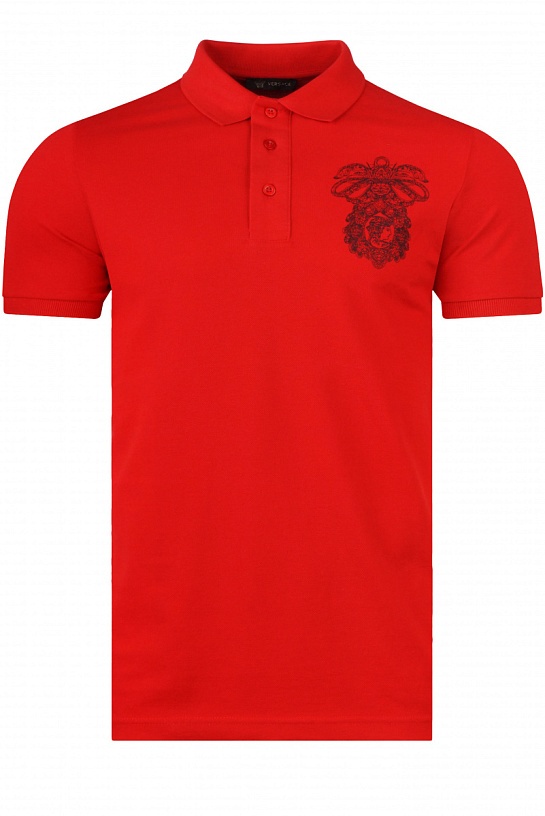 Классическое мужское поло Versace - Red