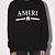 Чёрный свитшот Amiri MA bar crew-sweat