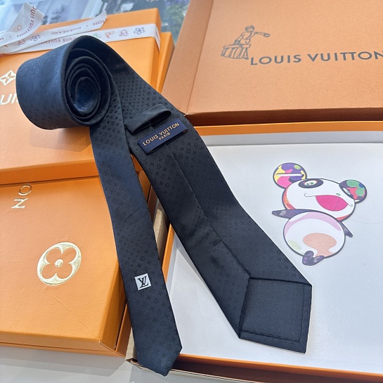 Галстук Louis Vuitton Monogram premium - Black