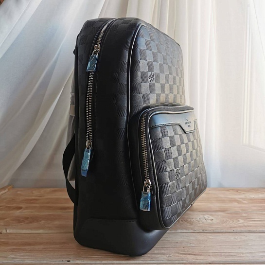 Кожаный рюкзак Louis Vuitton Damier Infini 40x30x13 см