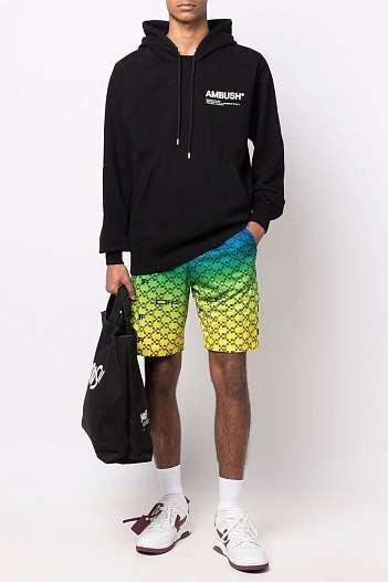 Мужские шорты Off-White Arrows gradient-print   