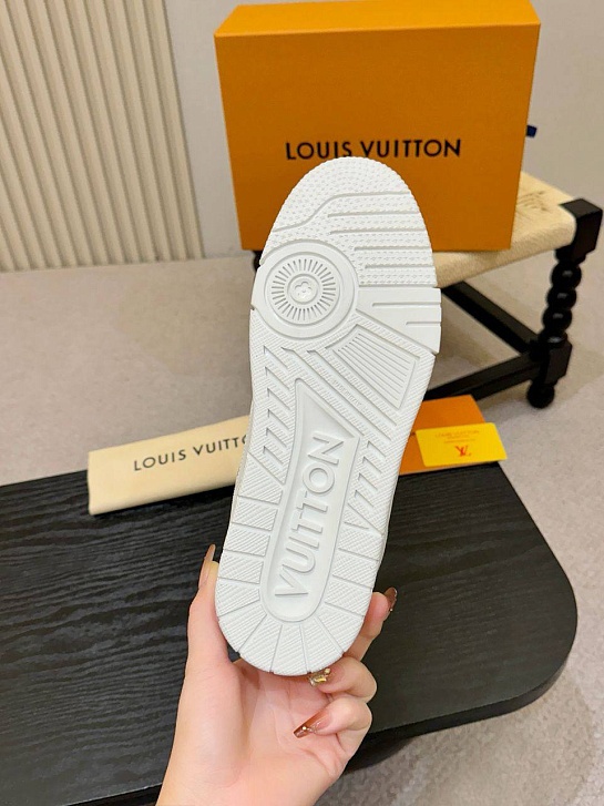 Мужские кроссовки Louis Vuitton Trainer - White