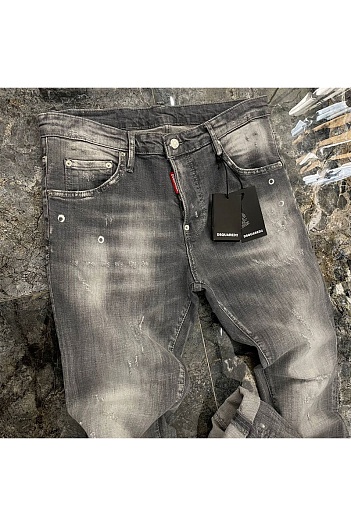 Мужские серые джинсы Dsquared2   