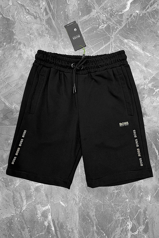 Мужские чёрные шорты Hugo Boss