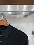 Мужское чёрное поло Kiton premium