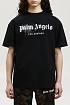 Футболка чёрного цвета Palm Angels logo-print