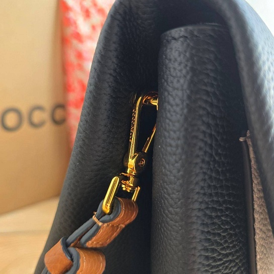 Кожаная сумка Coccinelle Dorian Tricolor 24x16 см