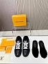 Кожаные кроссовки с мехом Louis Vuitton Trainer Premium - Black