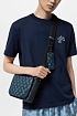 Кожаная сумка Louis Vuitton Duo Messenger Monogram Shadow 25x18x7 см