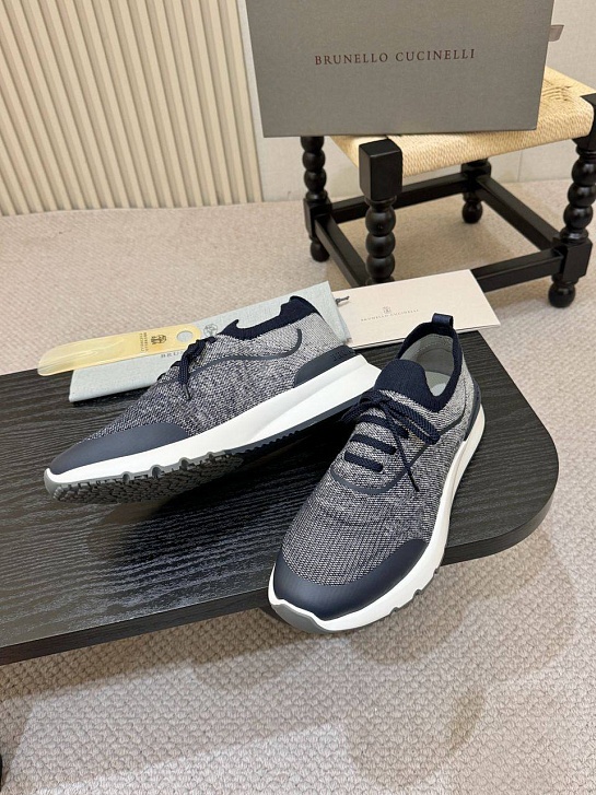 Мужские кроссовки Brunello Cucinelli knitted