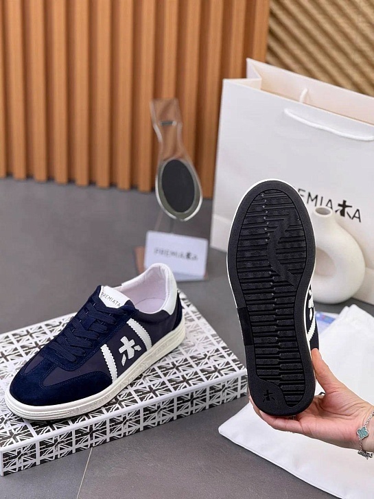 Комбинированные кроссовки Premiata Bonnie - Navy