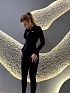 Чёрный женский комбинезон ALO
