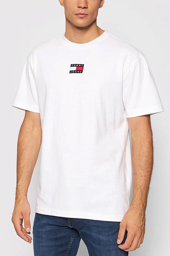 Футболка белого цвета Tommy Hilfiger classic badge